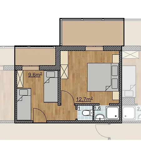 제호텔 암 할슈타터제 2*